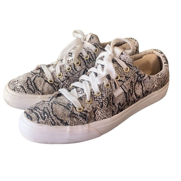 KEDS Jump Kick Snakeskin Print Dream Foam Sneakers Size 9.5 - Picture 1 of 11